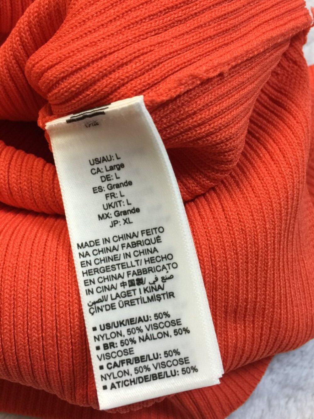 New! The Drop Yasmin Rib Midi Sweater Tank Dress Sz L Womans Red Knit Sleeveless - Picture 10 of 14